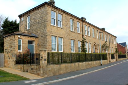 Former Infirmary Block And Retaining Wall And Steps At Wharfedale General Hospital