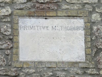 Former Bethesda Primitive Methodist Chapel, Main Road, Newbridge, Isle of Wight (May 2016) (Datestone)