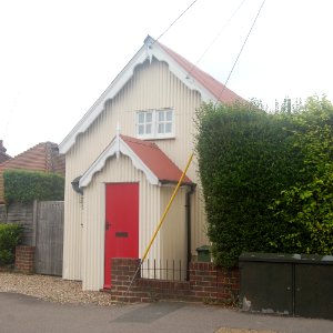 Former Brethren Meeting Room (Tin Tabernacle), Mill Road, Liss (July 2019) (1)