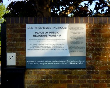 Former Brethren Meeting Hall, West Street, Farnham (May 2015) (2)