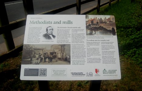 Former Methodist Church, Fareham Road, Wickham (July 2019) (Information Sign)
