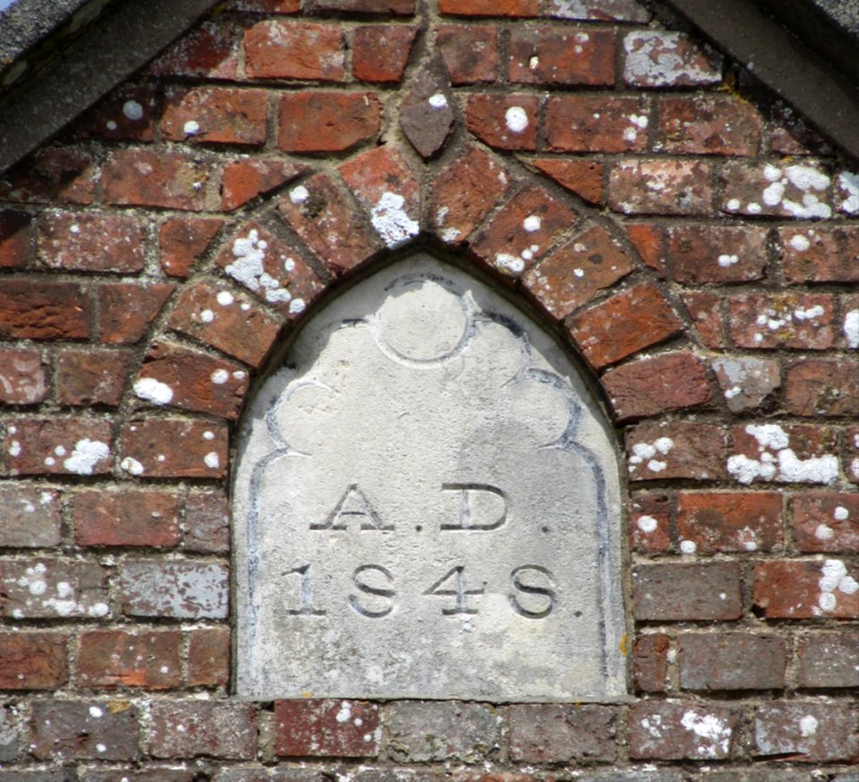 Former Methodist Church, Chapel Lane, Merstone (May 2016) (Datestone)