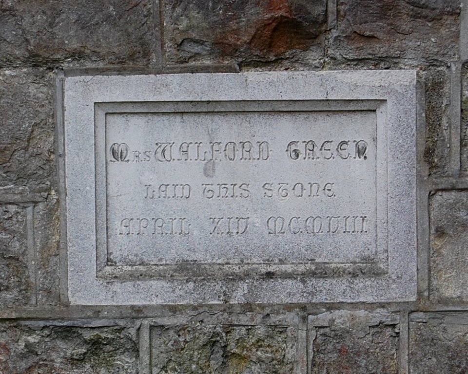 Former Central Methodist Church, Pevensey Road, Eastbourne (NHLE Code 1268358) (February 2019) (Foundation Stone) (2)