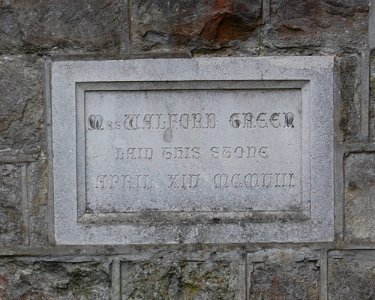 Former Central Methodist Church, Pevensey Road, Eastbourne (NHLE Code 1268358) (February 2019) (Foundation Stone) (2)