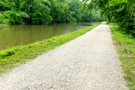 Former Little Falls canal as C and O Canal