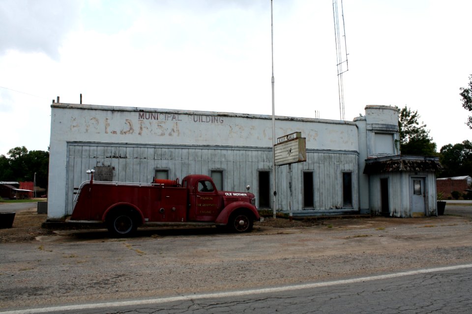 Former city hall in Parkin, Arkansas
