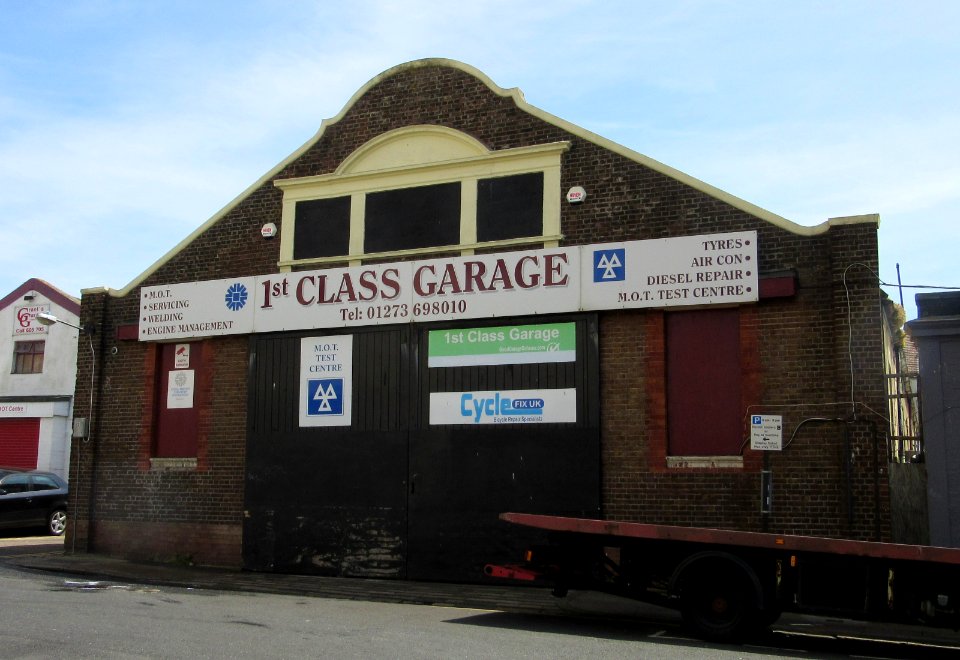 Former Brighton, Hove and Preston United Omnibus Company Electric Bus Garage and Recharging Station, Montague Place, Kemptown (2)