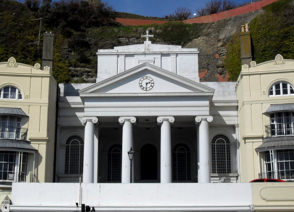 Former Church of St Mary-in-the-Castle, Pelham Crescent, Old Town, Hastings (NHLE Code 1353209) (April 2010) (1)