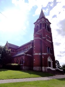 Forest-en-Cambrésis (Nord, Fr) église angle