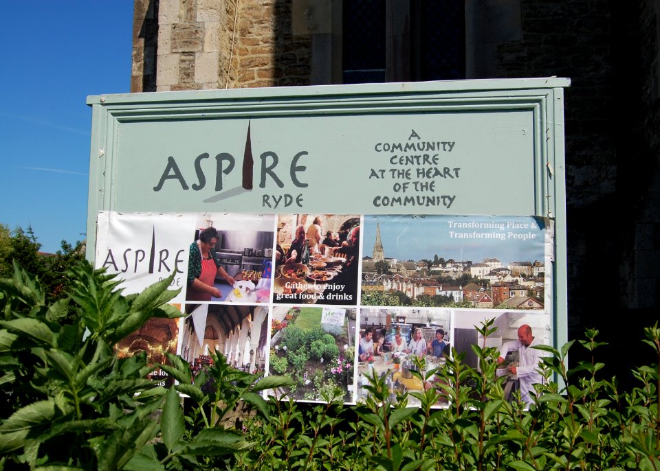 Former Holy Trinity Church, Dover Street, Ryde (June 2017) (Noticeboard)