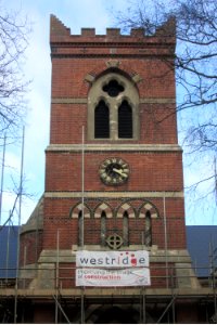 Former Holy Trinity Church, Blatchington Road, Hove (NHLE Code 1187541) (December 2016, during conversion) (5)