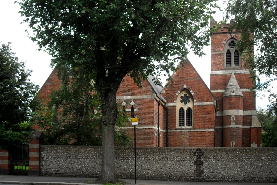 Former Holy Trinity Church, Blatchington Road, Hove (NHLE Code 1187541) (August 2010, from West)