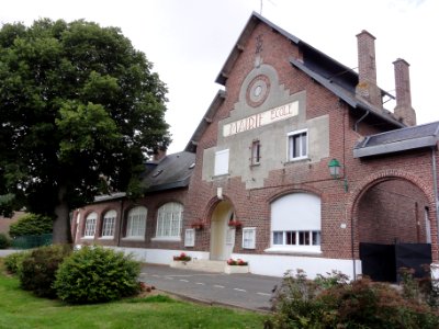 Foreste (Aisne) mairie-école