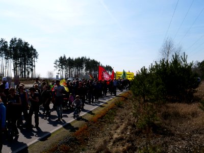 Forest walk at Jänschwalde open-pit mine 14