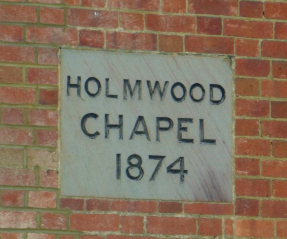 Former Hope Strict Baptist Chapel, Horsham Road, South Holmwood (July 2013) (Datestone)