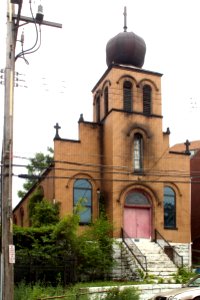 Former Greek Orthodox Church, Bedford Avenue, Hill District, 2015-06-20. 01