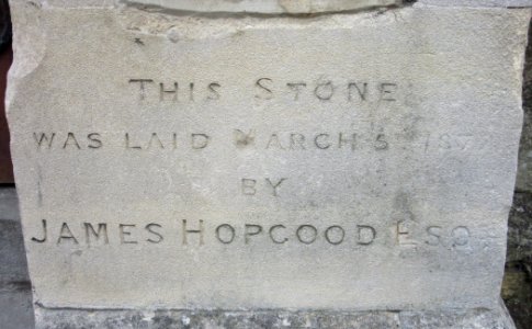 Former Unitarian Chapel, Ward Street, Guildford (June 2015) (Foundation Stone)