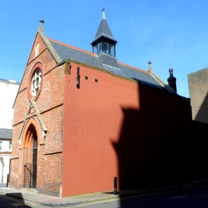 Former French Protestant Church, Queensbury Mews, Brighton (April 2013) (1)