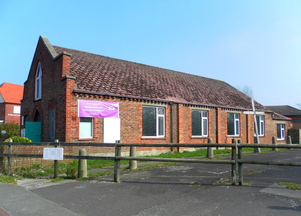 Former Sunday School (now demolished) of Emsworth Baptist Church, North Street, Emsworth (March 2012)