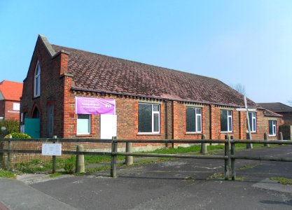 Former Sunday School (now demolished) of Emsworth Baptist Church, North Street, Emsworth (March 2012)