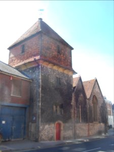 Former St Peter Chesil Church (now Theatre), Chesil Street, Winchester (NHLE Code 1095502) (June 2019) (2)