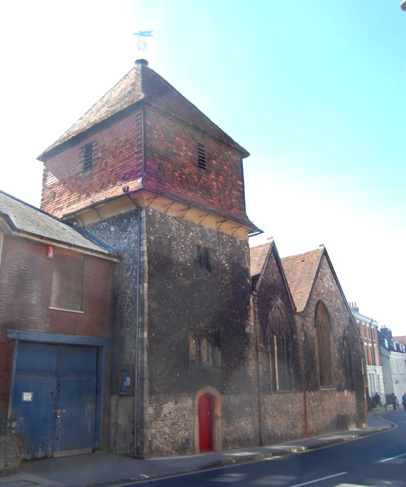 Former St Peter Chesil Church (now Theatre), Chesil Street, Winchester (NHLE Code 1095502) (June 2019) (4)
