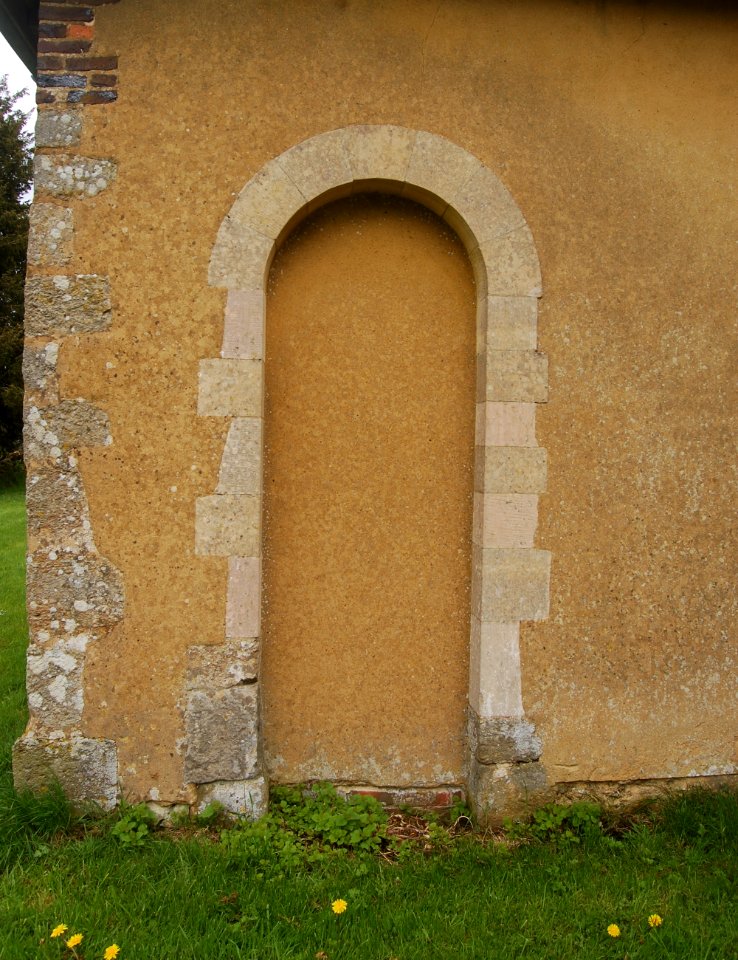 Former St Peter ad Vincula Church, Colemore (NHLE Code 1237037) (May 2021) (Blocked Doorway)