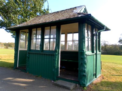 Former Tram Shelter at Ditchling Road-Surrenden Road junction, Brighton (NHLE Code 1380441) (October 2011) (1)
