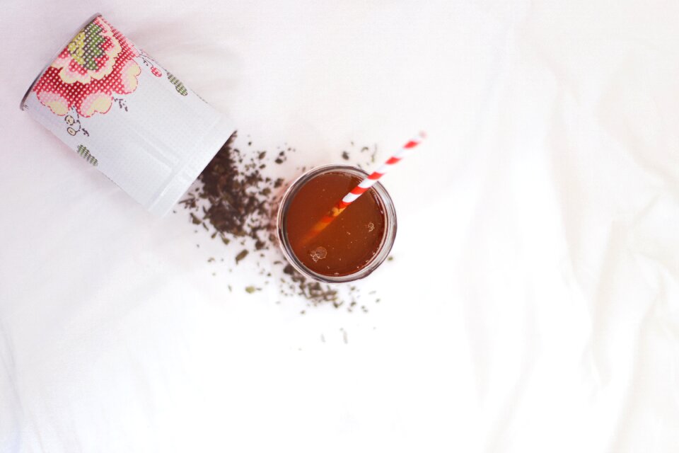 Chocolate drink chocolate shavings cup