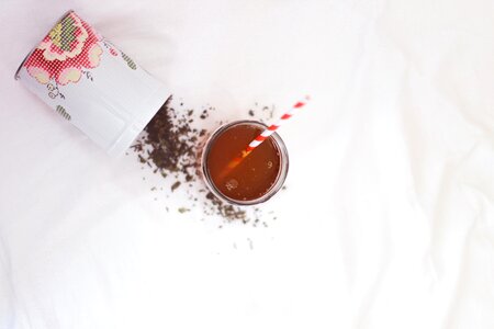 Chocolate drink chocolate shavings cup