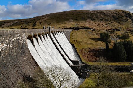 Water dam reservoir