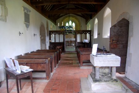Former St Peter ad Vincula Church, Colemore (NHLE Code 1237037) (May 2021) (Interior) (5)