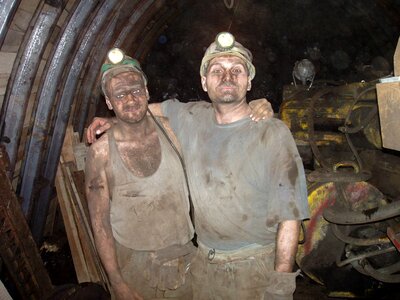 Underground miners christian photo