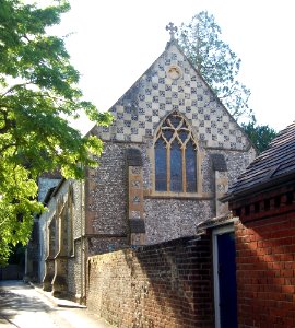 Former St Michael's Church, St Michael's Passage, Winchester (NHLE Code 1350710) (June 2019) (1)
