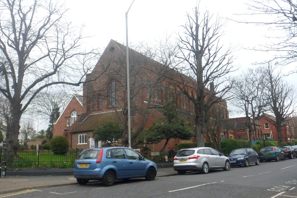Former St Augustine's Church, Florence Road-Stanford Avenue, Brighton (NHLE Code 1380950) (March 2019)