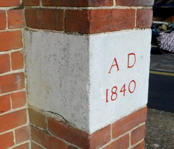 Former St John's Free Church, Chapel Lane, Westcott (July 2013) (Foundation Stone) (1)