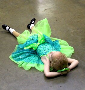 Tired tap shoes costume
