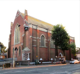 Former St Agnes' Church, Newtown Road, Hove (August 2016)