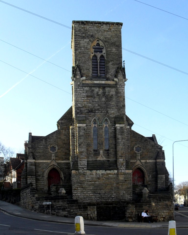 Former St Leonards-on-Sea Congregational Church, London Road, St Leonards-on-Sea (NHLE Code 1390718) (April 2010)