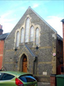 Former United Methodist Free Church, Parchment Street, Winchester (July 2019) (2)