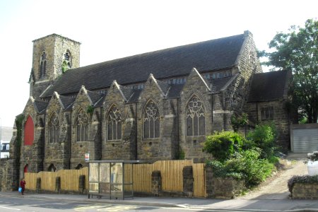 Former St Leonards-on-Sea Congregational Church, London Road, St Leonards-on-Sea (NHLE Code 1390718) (July 2011) (1)
