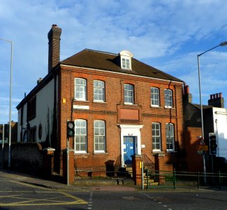 Former Public Baths, Ditchling Road-Upper Lewes Road junction, Brighton (March 2014)