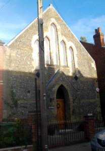 Former United Methodist Free Church, Parchment Street, Winchester (June 2019) (2)
