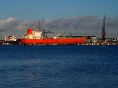 FORRES PARK IMO 9380532 - Callsign VREU9 in the Dry docks, Port of amsterdam, pic1