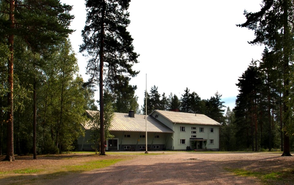 Former Räyskälä school, now camp centre, in Loppi Finland