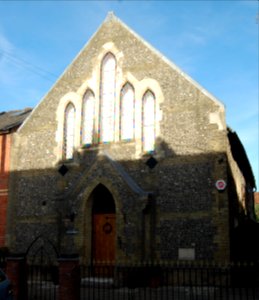 Former United Methodist Free Church, Parchment Street, Winchester (June 2019) (1)