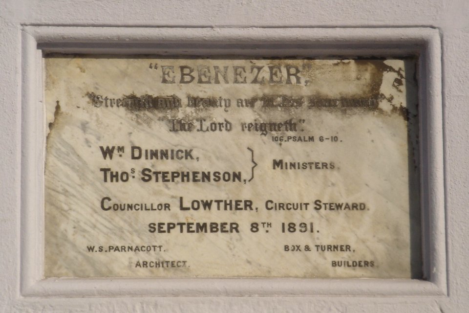Former Queen's Park Methodist Church, Queen's Park Road, Brighton (April 2009) (Foundation Stone) (1)