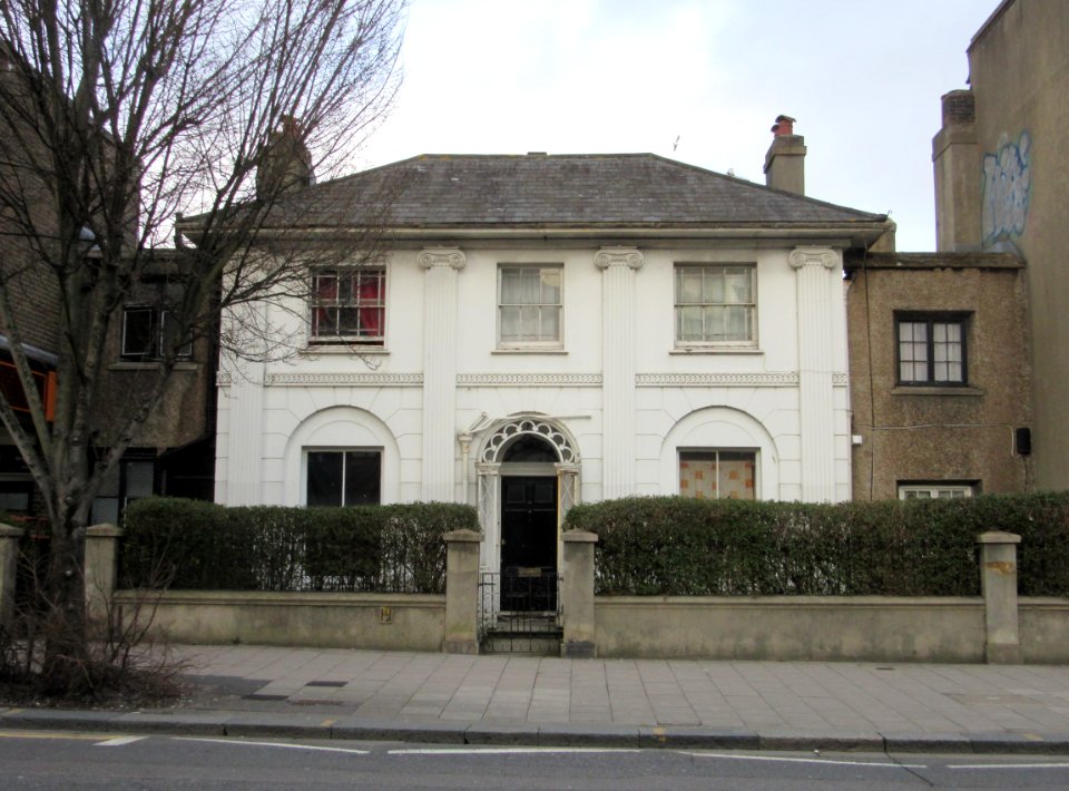 Former Vicarage, 87 London Road, Brighton (NHLE Code 1381676) (March 2016)