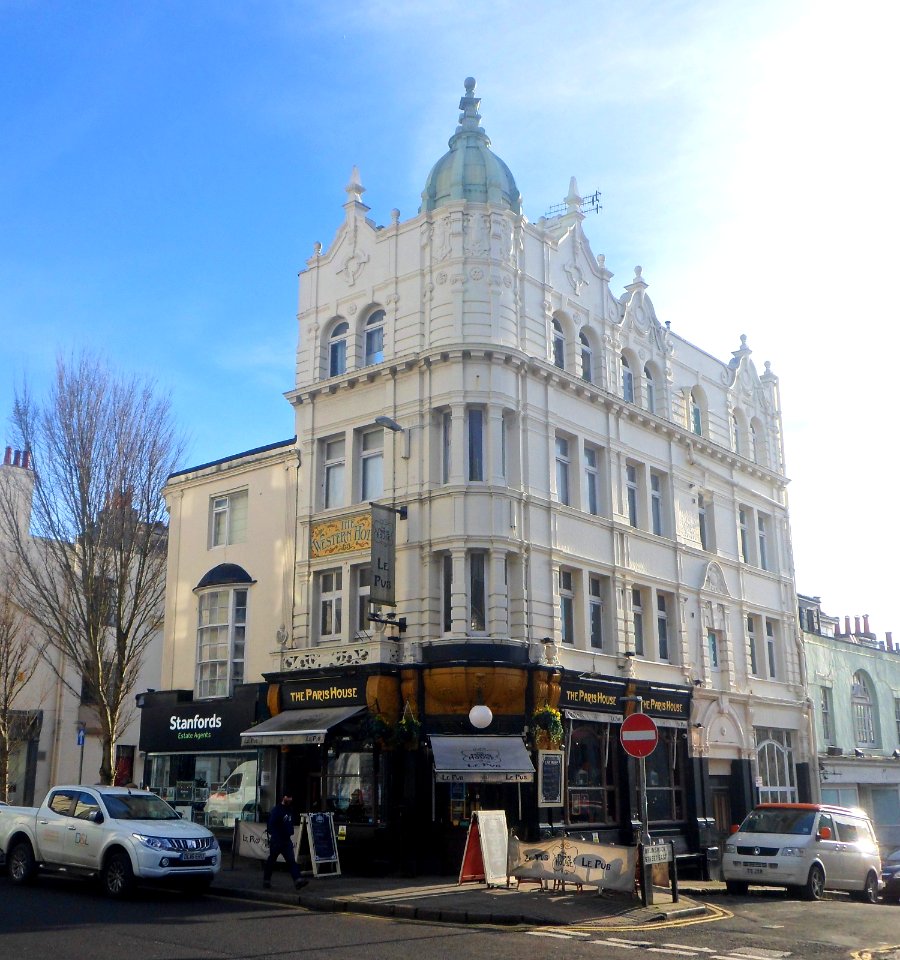 Former Western Hotel (now Paris House), 21 Western Road, Hove (December 2017) (2)