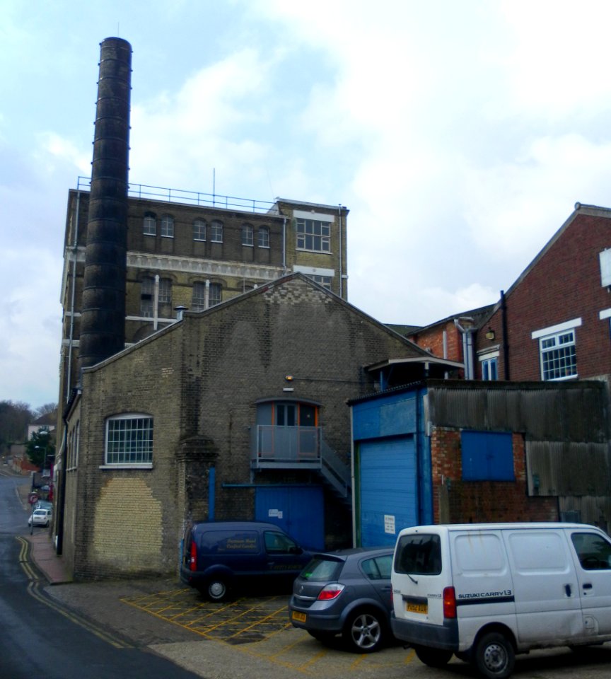 Former Portslade Brewery, South Street, Portslade (February 2013, seen from Drove Road)
